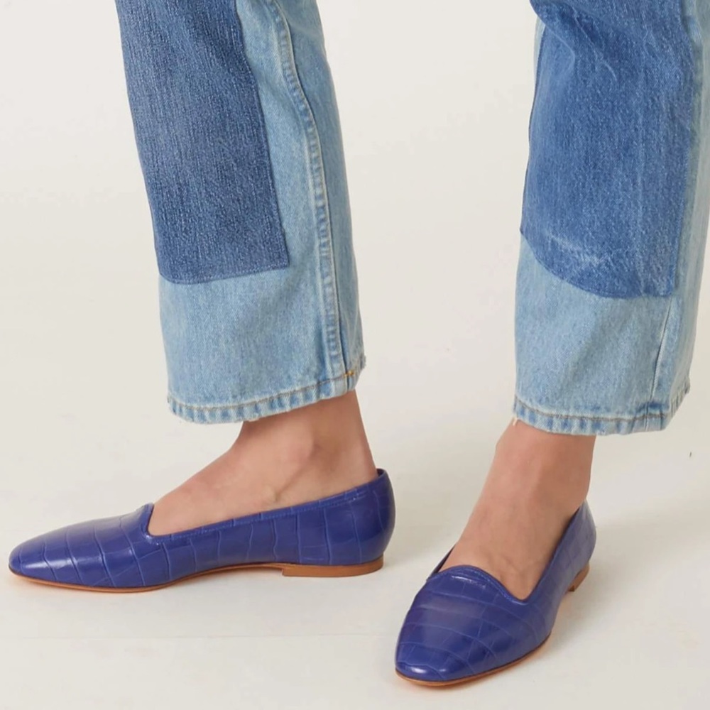 Maryam Nassir Zadeh Cobalt Blue Pascal Loafer